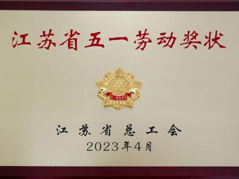 不朽情缘电气集团荣获“江苏省五一劳动奖状”